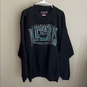 Carolina Panthers vintage Galt Sand crewneck sweatshirt NFL RARE NWT size Large